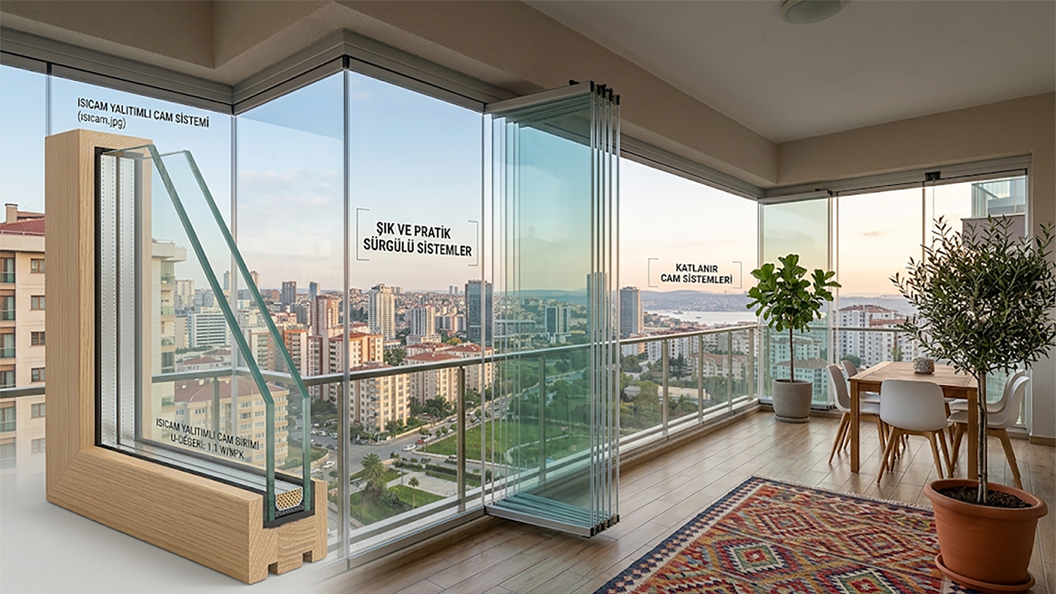 Cam Balkon